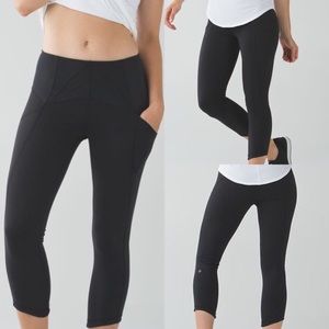 Lululemon Exquisite Crop Leggings, Size 4
